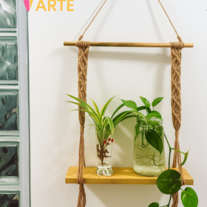 PRATELEIRA MACRAME VM ARTE ARTESANATO