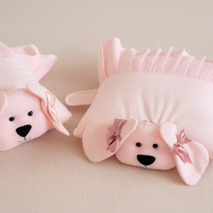 TRAVESSEIRO CACHORRINHO VM ARTE ARTESANATO