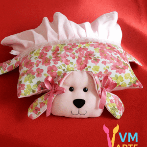 TRAVESSEIRO CACHORRINHO VM ARTE ARTESANATO